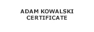   Adam Kowalski   Certyfikaty (2)